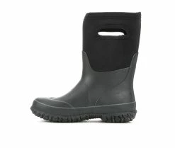 Budget ✨ Kids' Bogs Footwear Little Kid & Big Kid Grasp Solid Rain 🥾 Boots Black ⌛ -GIRLS' BOOTS Shop 3 195