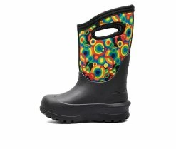 Outlet 😉 Kids' Bogs Footwear Little Kid & Big Kid Neo Classic Circle Rain 🥾 Boots Black Multi 🤩 -GIRLS' BOOTS Shop 3 212