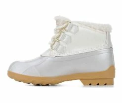 Flash Sale ⭐ Girls' Sperry Little Kid & Big Kid Port Alpine Winter 🥾 Boots White 🎉 -GIRLS' BOOTS Shop 3 220