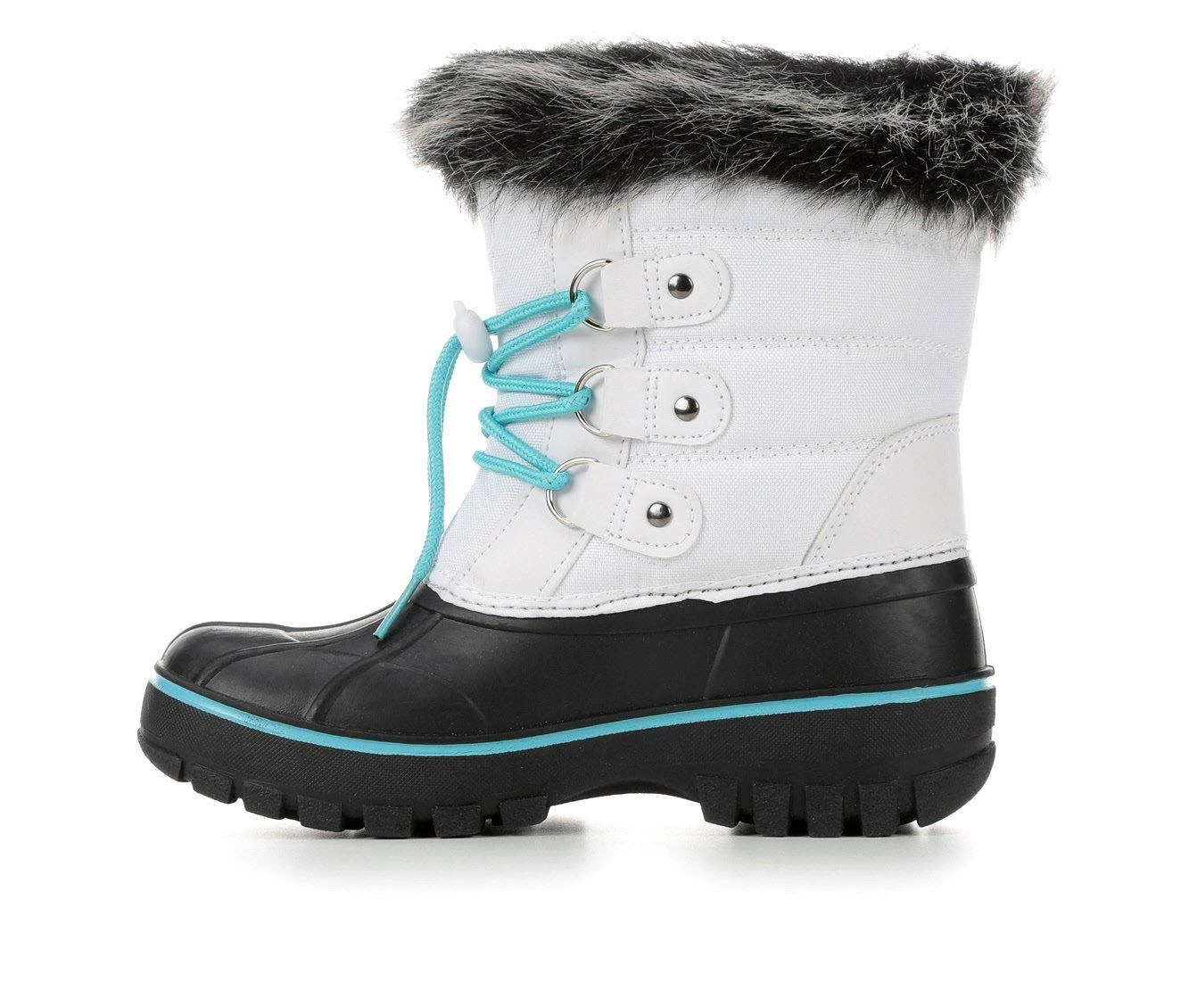 Wholesale 😉 Girls' Itasca Sonoma Little Kid & Big Kid Icy II Winter 🥾 Boots White/Turquoise ⭐ 4 Wholesale 😉 Girls' Itasca Sonoma Little Kid & Big Kid Icy II Winter 🥾 Boots White/Turquoise ⭐ - Image 4