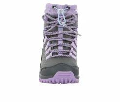 Brand new 🔥 Girls' Northside Little Kid & Big Kid Echo Pass Waterproof Winter 🥾 Boots Gray/Lilac ✨ -GIRLS' BOOTS Shop 3 266