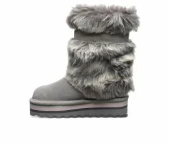 Best deal 🌟 Girls' Bearpaw Little Kid & Big Kid Retro Tama Winter 🥾 Boots Gray Fog 🌟 -GIRLS' BOOTS Shop 3 280