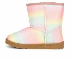 Flash Sale 😉 Girls' Olivia Miller Little Kid & Big Kid Silvana Winter 🥾 Boots Rainbow 🌟 -GIRLS' BOOTS Shop 3 300