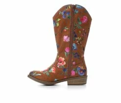 Discount ⌛ Girls' Madden Girl Little Kid & Big Kid Sheriff Cowboy 🥾 Boots Chestnut ✔️ -GIRLS' BOOTS Shop 3 326