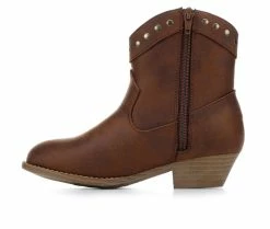 Budget 💯 Girls' MIA Little Kid & Big Kid Fresya Western 🥾 Boots Cognac 🧨 -GIRLS' BOOTS Shop 3 340