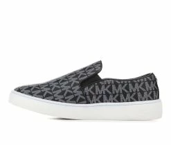 Top 10 🥰 Girls' MICHAEL KORS Little Kid & Big Kid Jem Daley Slip-On 👟 Shoes Black/White ✔️ -GIRLS' BOOTS Shop 3 363