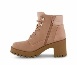 Flash Sale 🧨 Girls' Marc Fisher Children's Little Kid & Big Kid Marika Hiker Heeled Booties Tan ✔️ -GIRLS' BOOTS Shop 3 38