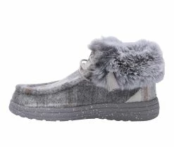 Cheapest 💯 Girls' Lamo Footwear Little Kid & Big Kid Cassidy 11-4 👟 Shoes Grey PLaid 🎁 -GIRLS' BOOTS Shop 3 388