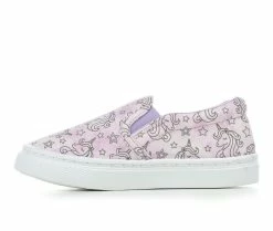 Coupon 🛒 Girls' Capelli New York Toddler Unicorn Slip-On 👟 Shoes Purple ✨ -GIRLS' BOOTS Shop 3 407