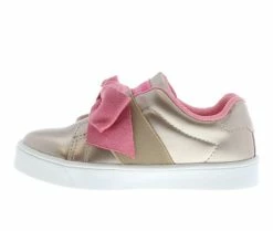 Discount 🎁 Girls' Oomphies Toddler & Little Kid Lily Slip On 👟 Sneakers Gold ⌛ -GIRLS' BOOTS Shop 3 409
