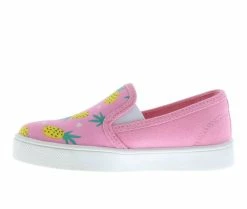 Hot Sale 🌟 Girls' Oomphies Toddler & Little Kid Madison Slip On 👟 Sneakers Pineapple Pink ⌛ -GIRLS' BOOTS Shop 3 412