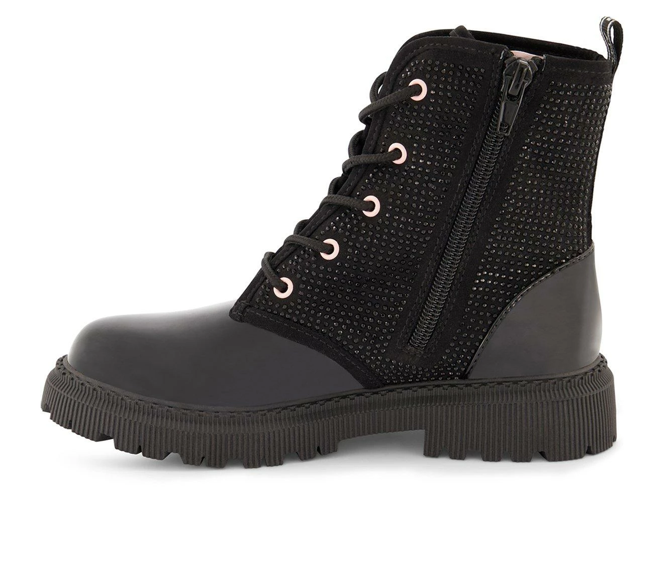 Best Pirce ๐ Girls' DKNY Little Kid & Big Kid Ava Stone Web ๐ฅพ Boots Black ๐ 4 Best Pirce ๐ Girls' DKNY Little Kid & Big Kid Ava Stone Web ๐ฅพ Boots Black ๐ - Image 4