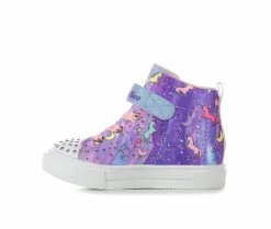 Buy 😀 Girls' Skechers Toddler Twinkle Sparks Unicorn Light-Up High-Top 👟 Sneakers Purple Multi 🛒 -GIRLS' BOOTS Shop 3 440