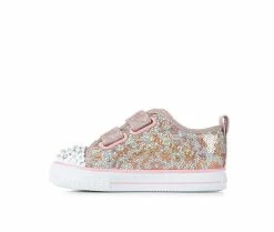 Best reviews of 🎉 Girls' Skechers Toddler & Little Kid Shuffle Sequins N' Shine Light-Up 👟 Sneakers Rose Gold 👏 -GIRLS' BOOTS Shop 3 453