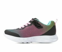 Promo 🔔 Girls' Skechers Little Kid & Big Kid Flicker Flash Light-Up 👟 Sneakers Blk/Wht/Multi 🔥 -GIRLS' BOOTS Shop 3 481