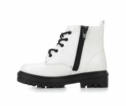 Top 10 😍 Girls' Unr8ed Toddler Firm Combat 🥾 Boots White 🌟 -GIRLS' BOOTS Shop 3 5