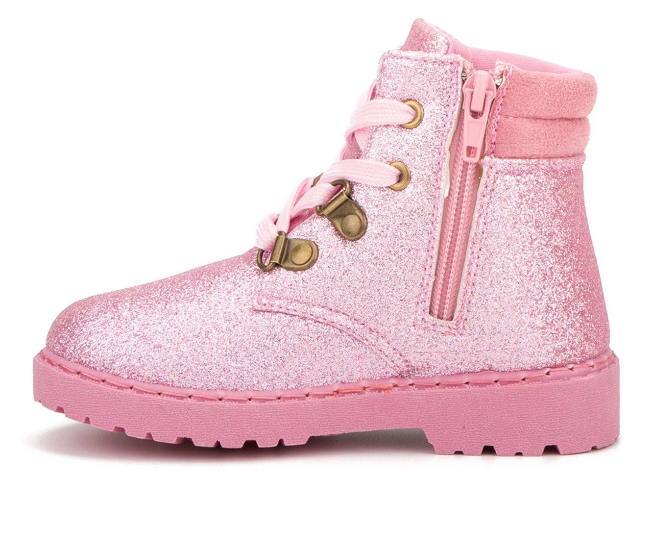 Best Pirce 🌟 Girls' Olivia Miller Toddler Tobey Lace-Up 🥾 Boots Pink 🔥 4 Best Pirce 🌟 Girls' Olivia Miller Toddler Tobey Lace-Up 🥾 Boots Pink 🔥 - Image 4