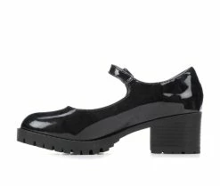 Hot Sale ✨ Girls' Unr8ed Little Kid & Big Kid Bridget Mary Jane 👠 Heels Black 🥰 -GIRLS' BOOTS Shop 3 540