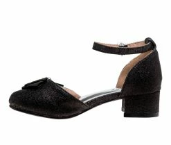 Coupon 😉 Girls' Badgley Mischka Little Kid & Big Kid Elizabeth 👗 Dress 👟 Shoes Black Glitter 😍 -GIRLS' BOOTS Shop 3 546