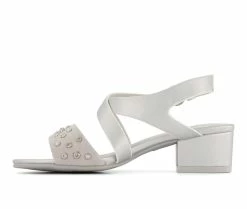 Flash Sale 😉 Girls' Marc Fisher Children's Charlie Gabby Special Occasion 🩴 Sandals Silver 🥰 -GIRLS' BOOTS Shop 3 548