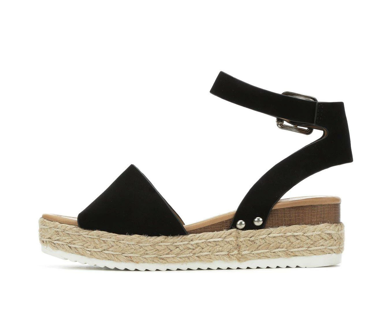 Buy 👏 Girls' Soda Little Kid & Big Kid Topic Platform 🩴 Sandals Black 😀 4 Buy 👏 Girls' Soda Little Kid & Big Kid Topic Platform 🩴 Sandals Black 😀 - Image 4