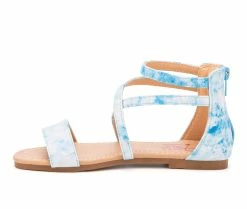 Deals 🔔 Girls' Olivia Miller Little Kid & Big Kid Color Ensemble 🩴 Sandals Blue/White 🌟 -GIRLS' BOOTS Shop 3 573