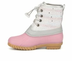 Top 10 ✨ Girls' Olivia Miller Little Kid & Big Kid Jessy Duck 🥾 Boots Pink/Grey 😉 -GIRLS' BOOTS Shop 3 58