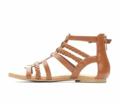 Flash Sale ⭐ Girls' Unr8ed Little Kid & Big Kid Sienna Gladiator 🩴 Sandals Tan ⌛ -GIRLS' BOOTS Shop 3 581