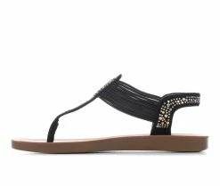 New 💯 Girls' Y-Not Little Kid & Big Kid Lilly 🩴 Sandals Black 🧨 -GIRLS' BOOTS Shop 3 583