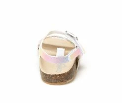 Cheapest ✔️ Girls' OshKosh B'gosh Toddler & Little Kid Faith Footbed 🩴 Sandals Rainbow Multi 😀 -GIRLS' BOOTS Shop 3 620
