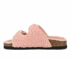 Outlet 🌟 Girls' Olivia Miller Little Kid & Big Kid Hailey Footbed 🩴 Sandals Blush ✨ -GIRLS' BOOTS Shop 3 625