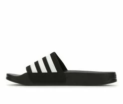 Cheap 🔔 Kids' Adidas Little Kid & Big Kid Adilette Shower Sport Slides Black/White 🤩 -GIRLS' BOOTS Shop 3 667