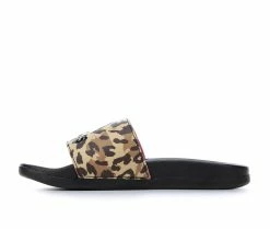 Best Pirce 🤩 Girls' Adidas Little Kid & Big Kid Adilette Comfort Print Sport Slides Black Leopard 🛒 -GIRLS' BOOTS Shop 3 673