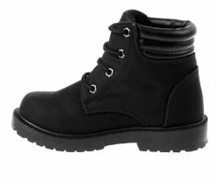 Flash Sale 🤩 Kids' Rugged Bear Toddler RB13207N Lace-Up Casual 🥾 Boots Black 😉 -GIRLS' BOOTS Shop 3 69