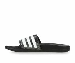 Best reviews of ⭐ Girls' Adidas Little Kid & Big Kid Adilette Comfort Sport Slides Blk Glitter/Blk 🔔 -GIRLS' BOOTS Shop 3 690