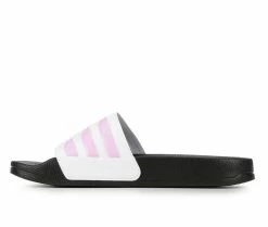 Best Pirce ⌛ Girls' Adidas Little Kid & Big Kid Adilette Shower Sport Slides Cream Wht/Lilac 👏 -GIRLS' BOOTS Shop 3 691