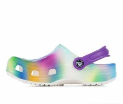 New 💯 Kids' Crocs Little Kid & Big Kid Classic Solarized Clogs White/Multi ✔️ -GIRLS' BOOTS Shop 3 692
