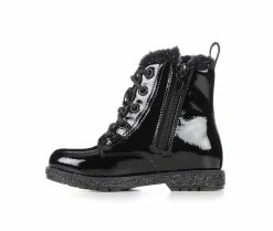 New 🔔 Girls' MIA Toddler Little Symone Lace-Up 🥾 Boots Black ❤️ -GIRLS' BOOTS Shop 3 7
