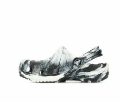 Best Sale 🎉 Kids' Crocs Toddler Classic Marbled 2 Clogs Black/White 👏 -GIRLS' BOOTS Shop 3 704
