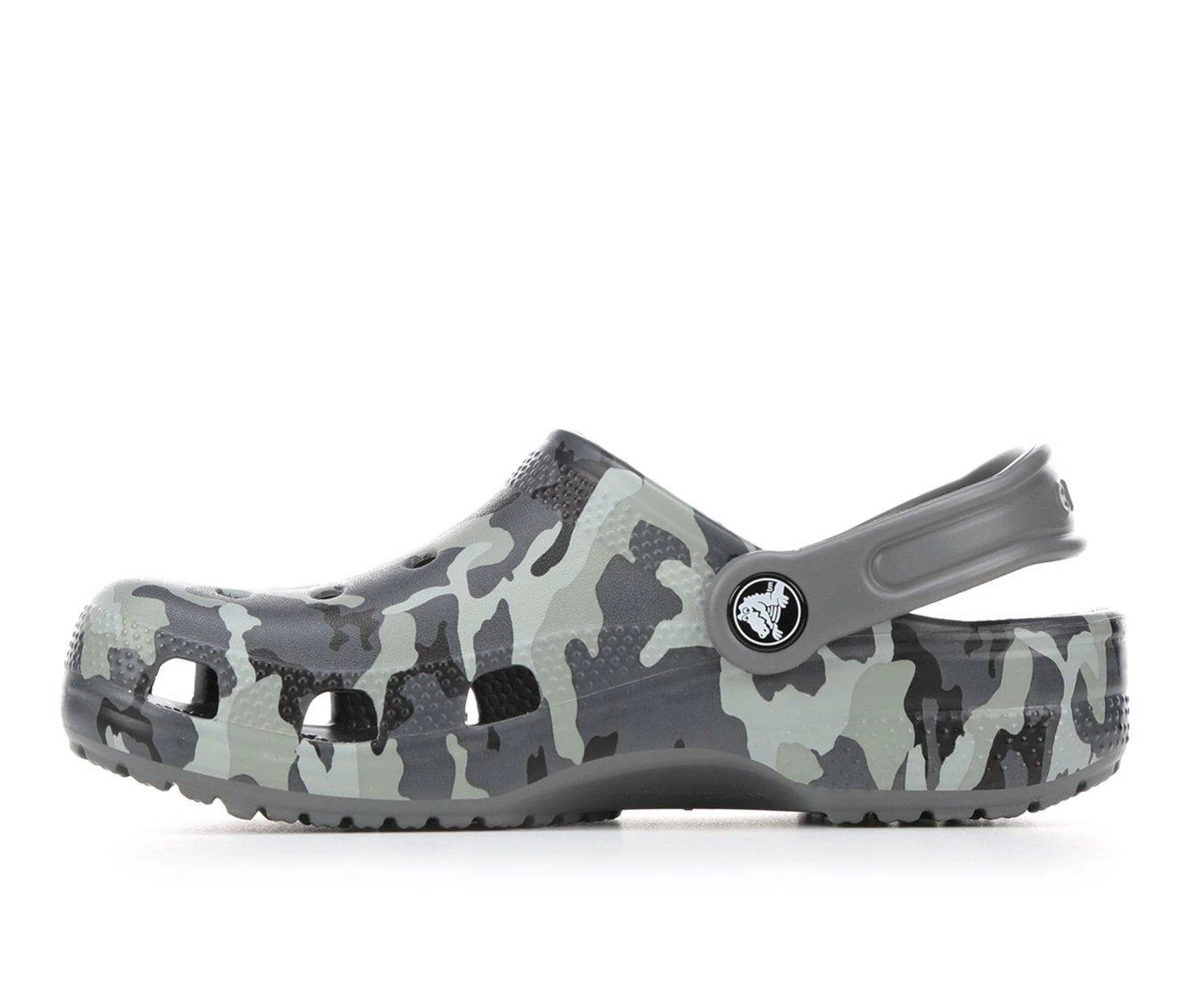 Wholesale 𧨠Kids' Crocs Little Kid & Big Kid Classic Camo Clogs Black/Grey β 4 Wholesale 𧨠Kids' Crocs Little Kid & Big Kid Classic Camo Clogs Black/Grey β - Image 4