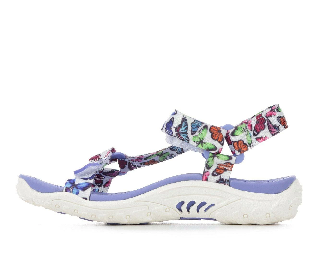 Wholesale 🥰 Girls' Skechers Little Kid & Big Kid Reggae Butterfly 🩴 Sandals White Multi ⭐ 4 Wholesale 🥰 Girls' Skechers Little Kid & Big Kid Reggae Butterfly 🩴 Sandals White Multi ⭐ - Image 4