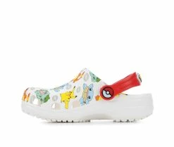 Budget 🌟 Kids' Crocs Toddler Classic Pokemon Clogs White/Multi 🤩 -GIRLS' BOOTS Shop 3 725