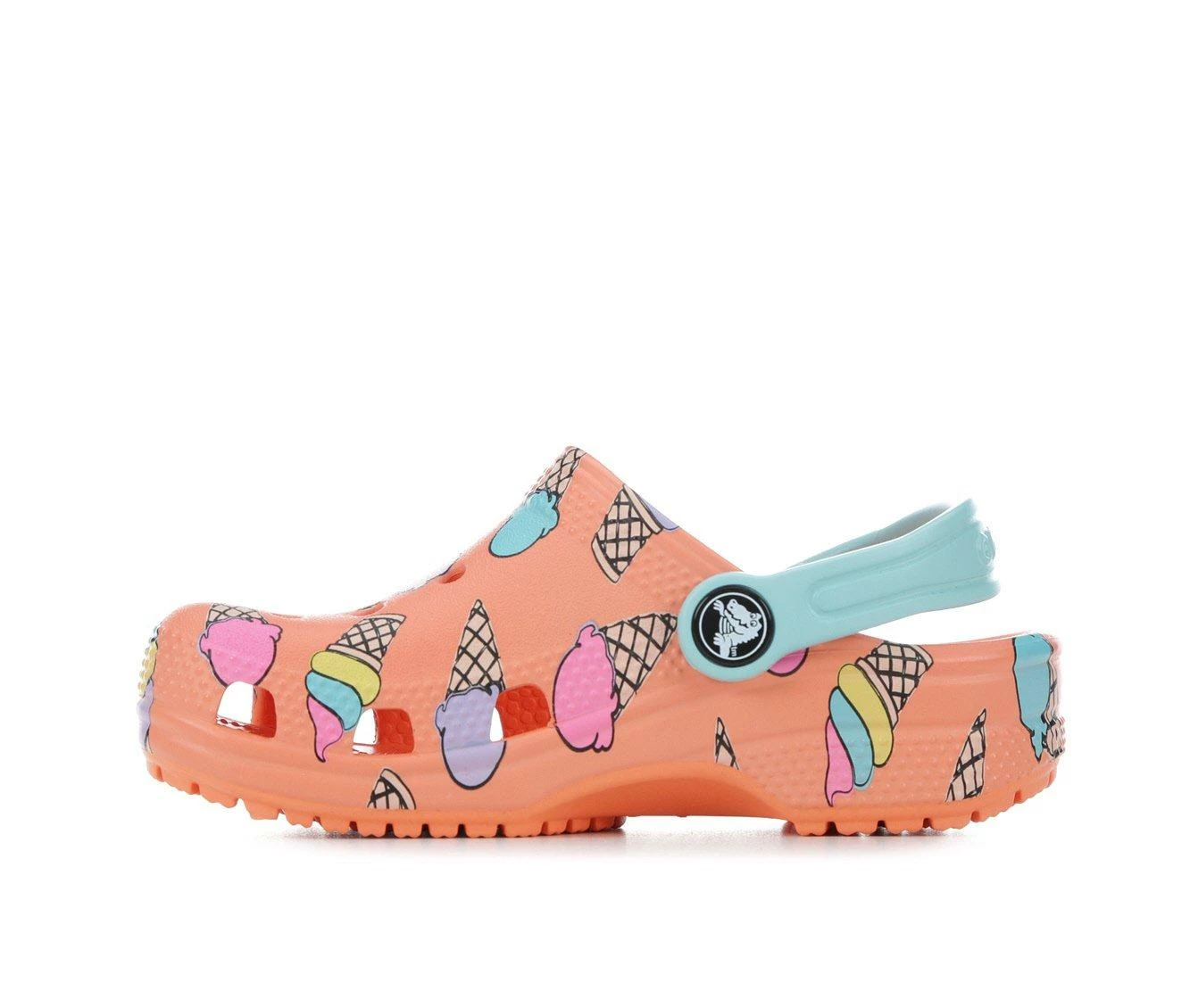 Outlet π Kids' Crocs Toddler Classic Pool Party Clogs Papaya π 4 Outlet π Kids' Crocs Toddler Classic Pool Party Clogs Papaya π - Image 4