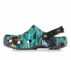 Deals 😀 Kids' Crocs Little Kid & Big Kid Classic Printed Clogs Slate Grey/Mult 🎁 -GIRLS' BOOTS Shop 3 747