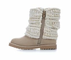 Brand new ⭐ Girls' Makalu Toddler Sloane 🥾 Boots Taupe/Gold 🛒 -GIRLS' BOOTS Shop 3 91