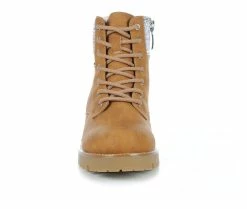 New 🤩 Girls' Bebe Little Kid & Big Kid Tracy Carpenter 🥾 Boots Cognac 🛒 -GIRLS' BOOTS Shop 4 14