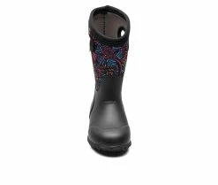 Coupon 👍 Girls' Bogs Footwear Toddler & Little Kid York Wild Garden Rain 🥾 Boots Black Multi 🎉 -GIRLS' BOOTS Shop 4 166