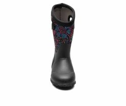 Cheap 💯 Girls' Bogs Footwear Little Kid & Big Kid York Wild Garden Rain 🥾 Boots Black Multi 👍 -GIRLS' BOOTS Shop 4 180