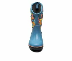 New 🌟 Girls' Bogs Footwear Toddler & Little Kid Classic II Geo 🥾 Boots French Blue 😉 -GIRLS' BOOTS Shop 4 211