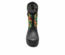Outlet 😉 Kids' Bogs Footwear Little Kid & Big Kid Neo Classic Circle Rain 🥾 Boots Black Multi 🤩 -GIRLS' BOOTS Shop 4 212